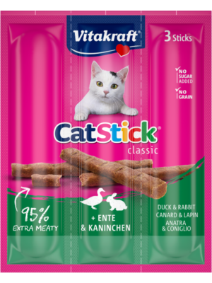 Vitakraft Cat Sticks Mini Rabbit & Duck