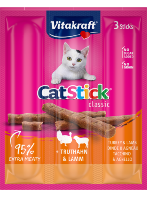 Vitakraft Cat Sticks Mini Turkey & Lamb