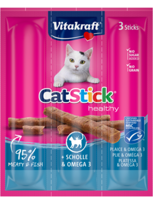 Vitakraft Cat Stick Mini Plaice & Omega 3