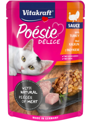 Vitakraft Poesie-Delisauce + Turkey Breast 85G