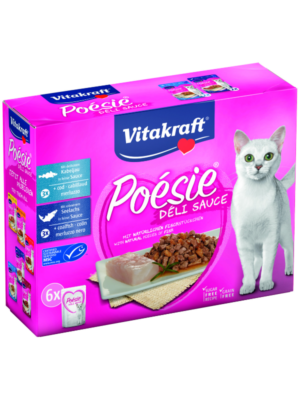 Vitakraft Poesie Delisauce Multipack Fish 510G