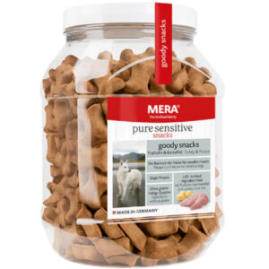 Mera Dog Pure Sensitive Goody Snacks Turkey & Potato – 600G