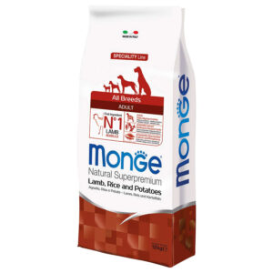 Monge All Breed Adult Lamb & Rice – 12kg