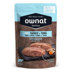 Ownat Wetline Cat Sterilized Turk & Tuna – 85g