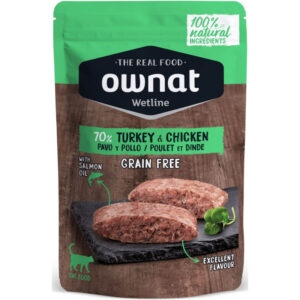 Ownat Wetline Cat Turkey & Chicken – 85g