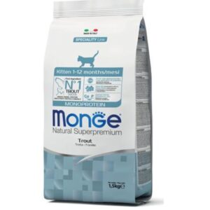 Monge Cat Monoprotein Trout – 1.5kg