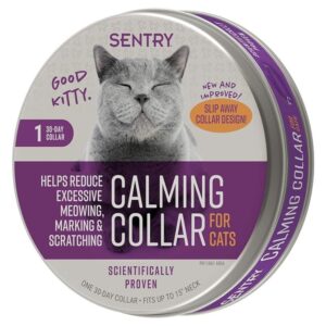 Calming collar cat