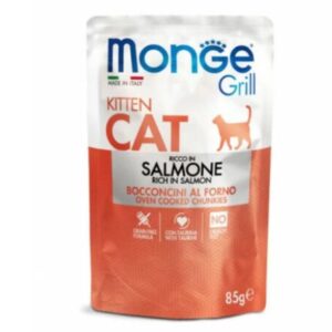 Monge Pouches Kitten Grill Salmon – 85g