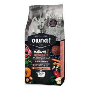 Ownat Ultra Dog Medium Lamb & Rice – 14kg