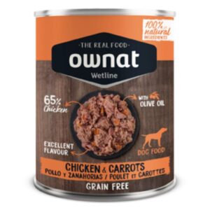 Ownat Wetline Dog Chicken & Carrot – 400g