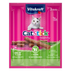 Vitakraft Cat Stick Mini Chicken & Cat Grass