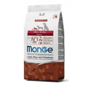 Monge Mini Adult Potato Lamb & Rice – 2.5kg