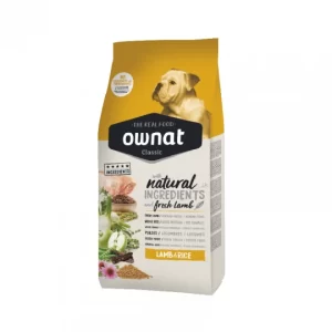 Ownat Classic Dog Lamb & Rice – 20kg